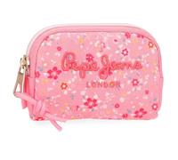 Pepe Jeans Alenka Rosa Monedero Rosa 12x8x2 cms Poliéster 0,19L by Joumma Bags