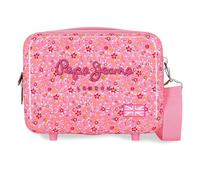 Pepe Jeans Alenka Rosa Nececer Adaptable Rosa 29x21x15 cms Rígido ABS 9,14L 0,83 kgs by Joumma Bags