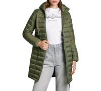 Pepe Jeans Ammy Long Chaqueta, Verde (Leaf Green), S para Mujer