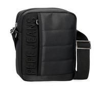 Pepe Jeans Ancor Bandolera Mediana Negro 17x22x6 cms Poliéster 2,99L by Joumma Bags