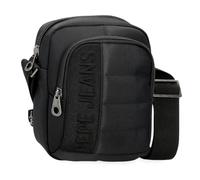 Pepe Jeans Ancor Bandolera Pequeña Negro 15x19,5x6 cms Poliéster 1,76L by Joumma Bags