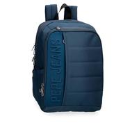 Pepe Jeans Ancor Mochila para Portátil 13,3" Azul 25x37x12 cms Poliéster 9,25L by Joumma Bags