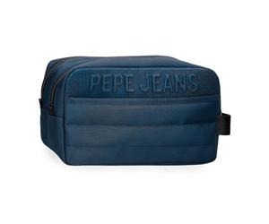 Pepe Jeans Ancor Neceser Dos Compartimentos Adaptable Azul 26x16x12 cms Poliéster by Joumma Bags by Joumma Bags