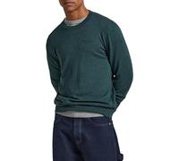 Pepe Jeans Andre Crew Neck, Pullover Sweater para Hombre, Verde (Regent Green), M