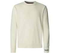 Pepe Jeans Andre - Ropa de Punto de Cuello Redondo para Hombre, Beige (Blanco Marfil), Talla S, Beige (Blanco Marfil), S