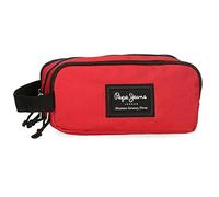 Pepe Jeans Aris, Accesorio De Viaje Neceser Niños, Rojo (Red), Talla Unica