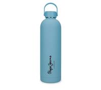 Pepe Jeans Aris Botella de Acero Inoxidable Azul 7x26,5x7 cms Acero Inoxidable by Joumma Bags