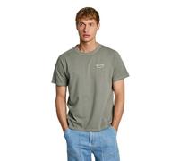 Pepe Jeans Aris Camiseta, Verde (Verde Safari), S para Hombre