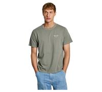 Pepe Jeans Aris Camiseta, Verde (Verde Safari), S para Hombre