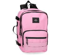 Pepe Jeans Aris Colorful Mochila de Cabina para Portátil 15,6" Rosa 25x40x20 cms Poliéster by Joumma Bags