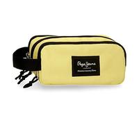 Pepe Jeans Aris Estuche Triple Amarillo 22x10x9 cms Poliéster