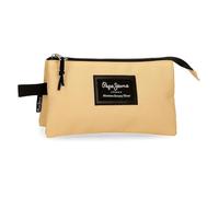 Pepe Jeans Aris Estuche Triple Amarillo 22x12x5 cms Poliéster