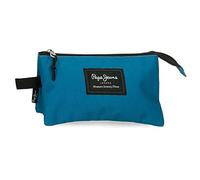 Pepe Jeans Aris Estuche Triple Azul 22x12x5 cms Poliéster