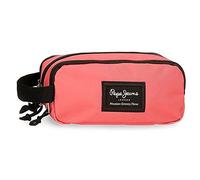 Pepe Jeans Aris Estuche Triple Rosa 22x10x9 cms Poliéster
