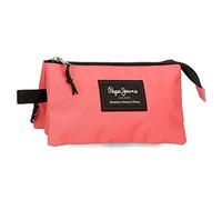 Pepe Jeans Aris Estuche Triple Rosa 22x12x5 cms Poliéster