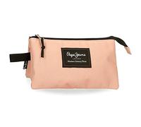 Pepe Jeans Aris Estuche Triple Rosa 22x12x5 cms Poliéster