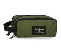 Pepe Jeans Aris Estuche Triple Verde 22x10x9 cms Poliéster