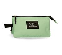 Pepe Jeans Aris Estuche Triple Verde 22x12x5 cms Poliéster