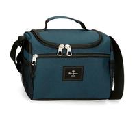 Pepe Jeans Aris Evergreen Bandolera Porta Merienda Azul 23,5x19x17 cm Poliéster by Joumma Bags