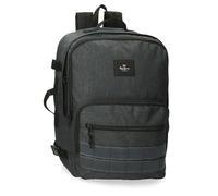 Pepe Jeans Aris Evergreen Mochila de Cabina para Portátil 15,6" Denim 31x44x20 cms Poliéster by Joumma Bags