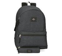 Pepe Jeans Aris Evergreen Mochila para portátil 15,6" Doble Compartimento Denim 31x44x17,5 cms Poliéster by Joumma Bags