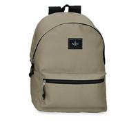 Pepe Jeans Aris Evergreen Mochila para Portátil Portátil 15,6 Pulgadas Beige 31x44x17,5 cm Poliéster 23,87L by Joumma Bags