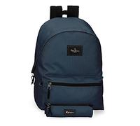Pepe Jeans Aris, Mochila Estuche Unisex Niños, Marino, M