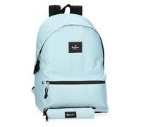 Pepe Jeans Aris Mochila para Portátil, Azul, Portátil 15,6 pulgadas