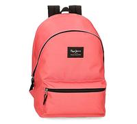 Pepe Jeans Aris Mochila para Portátil Doble Compartimento 15,6" Rojo 31x44x15 cms Poliéster 20,46L