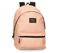 Pepe Jeans Aris Mochila para Portátil Doble Compartimento 15,6" Rosa 31x44x15 cms Poliéster 20,46L