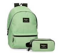 Pepe Jeans Aris Mochila Verde Portátil 15,6 pulgadas