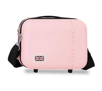 Pepe Jeans Aris Nececer Adaptable Rosa Claro 25x21x15 cm Rígido ABS 7,8L 0,8 kgs by Joumma Bags