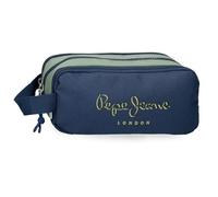 Pepe Jeans Arwyn Estuche Triple Marino 22x10x9 cm Poliéster 1,98L by Joumma Bags
