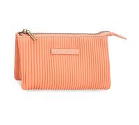 Pepe Jeans Aurora Monedero Tres Compartimentos Naranja 17,5x9,5x2 cms Piel sintética