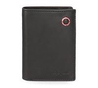 Pepe Jeans Badge Cartera vertical con monedero Azul 8,5x11,5x1 cms Piel