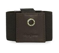 Pepe Jeans Badge Tarjetero Marrón 8,5X5 cms Piel