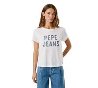 Pepe Jeans Badi Camiseta, Blanco (Blanco), M para Mujer