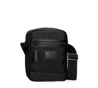 Pepe Jeans Blackmore Bandolera Mediana Negro 17x22x6 cms Poliéster con detalles en Piel Sintética 2,24L by Joumma Bags