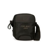 Pepe Jeans Bromley Bandolera Pequeña Negro 15x19,5x6 cms Poliéster