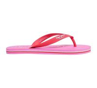 Pepe Jeans Bay Beach Brand W, Chanclas para Mujer, Rojo (Washed Red), 4
