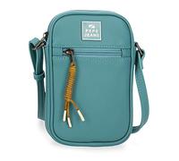 Pepe Jeans Bea Bandolera Portamóvil Azul 11x17,5x2,5 cms Piel sintética
