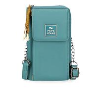 Pepe Jeans Bea Bandolera Portamóvil Azul 11x17,5x2,5 cms Piel sintética