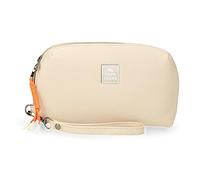 Pepe Jeans Bea Bolso de Mano Beige 20x11x4 cms Piel sintética