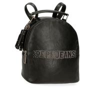 Pepe Jeans Bera Mochila Casual Negro 22x25x10 cms Piel sintética by Joumma Bags