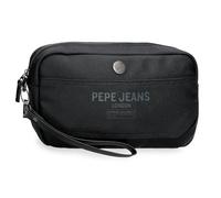 Pepe Jeans Berwick Bolso de Mano Negro 24,5x15x6 cm PU y Poliéster 2,21L by Joumma Bags
