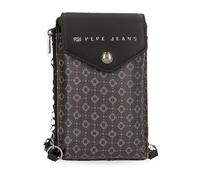 Pepe Jeans Bethany Bandolera Pequeña Negro 9,5x16,5 cms Piel sintética