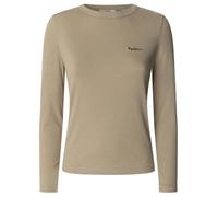 Pepe Jeans Betina - Camiseta para Mujer, Color marrón (Beige Piedra), Talla M, Marrón (Beige Piedra), M
