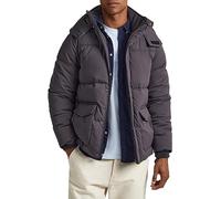 Pepe Jeans Biel Puffer Jacket, Negro (Washed Black), S para Hombre