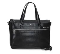 Pepe Jeans Biker Bolso para Portátil Portátil 15,6 pulgadas Negro 42x27x11 cms Poliéster con detalles en Piel Sintética by Joumma Bags
