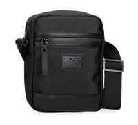 Pepe Jeans Blackmore Bandolera Mediana Negro 17x22x6 cms Poliéster con detalles en Piel Sintética 2,24L by Joumma Bags